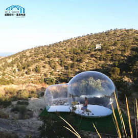 Tenda leggera della cupola geodetica/chiara tenda all'aperto della bolla senza struttura
