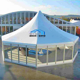 La tenda esagonale dell'alto picco/ha personalizzato il baldacchino del gazebo della pagoda di colore