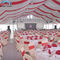 Uso resistente UV dei partiti di festa della tenda all'aperto gigante rossa di nozze