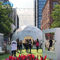 tenda trasparente all'aperto della cupola del diametro di 6m/chiara copertura della cupola geodetica