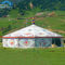 Multi parteggiato bianco struttura di Yurt della tenda della lega per caratteri con il tetto dell'alto picco